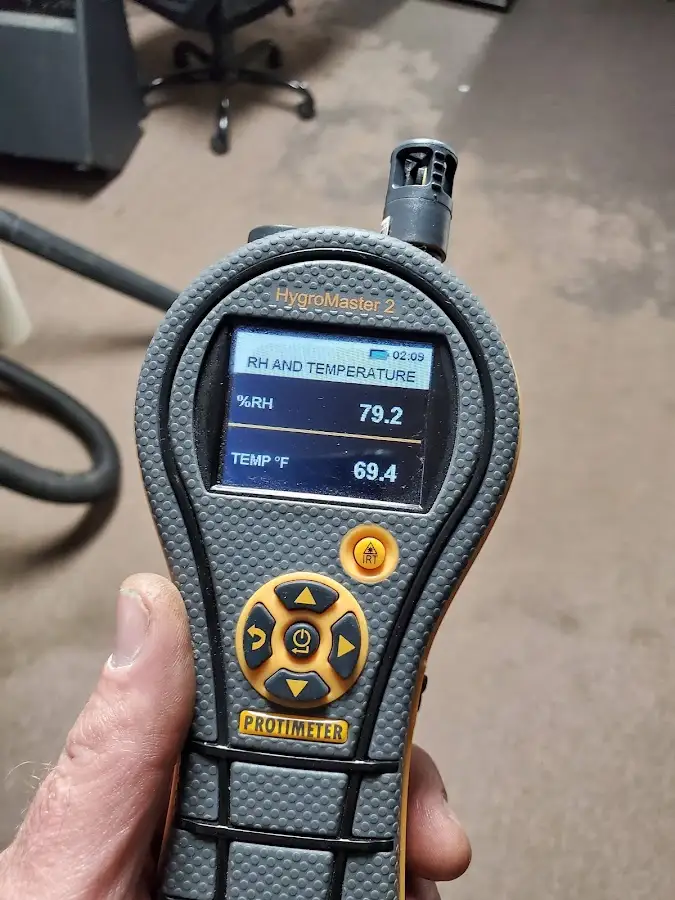 Moisture meter humidity assessment for Mold Remediation & Removal in Sidney